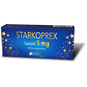 STARKOPREX 5 MG ( TADALAFIL ) 30 FILM-COATED TABLETS